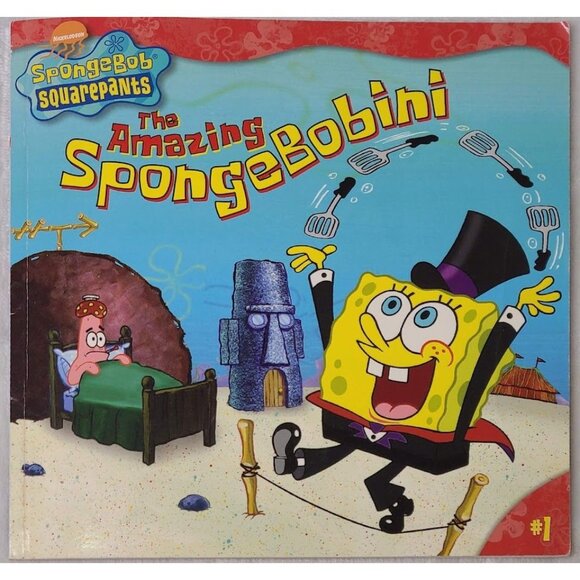 SpongeBob SquarePants Amazing SpongeBobini Steven Banks 2003 Simon PB 1st Ed - Picture 1 of 8